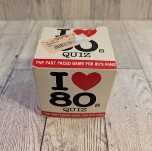 I Love 80s Quiz Game - Red and White